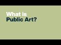 What is public art