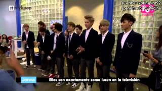 [Sub Español] 131009 EXO @ KCON 2013 in L.A Backstage [RE-UP]