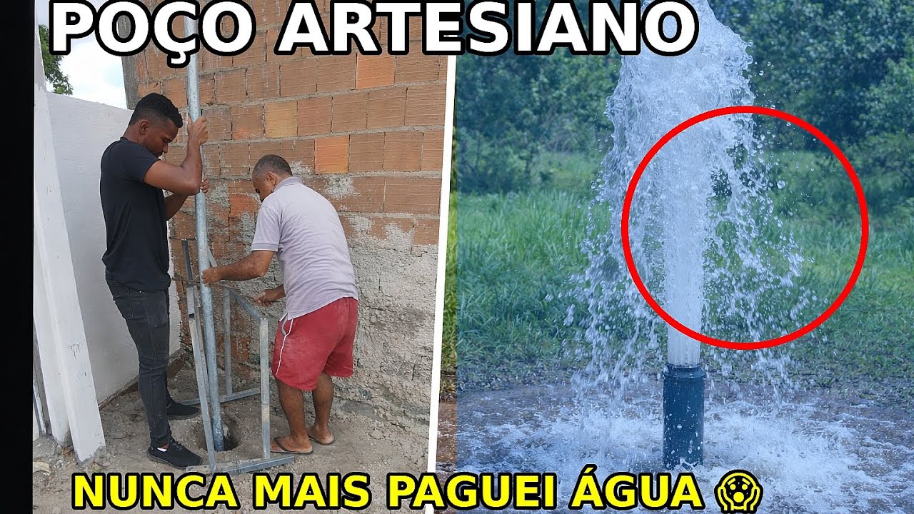 CAVANDO POÇO SEMI ARTESIANO (MANUAL) GASTANDO POUCO 🤑