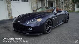 Scottsdale Auction January 21, 2021 Lot 120 2018 Aston Martin Vanquish Zagato Volante