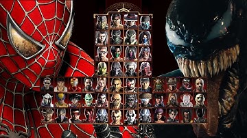 Mortal Kombat 9 - SPIDERMAN & VENOM MOD - Expert Tag Ladder - Gameplay @(1080p) - 60ᶠᵖˢ ✔