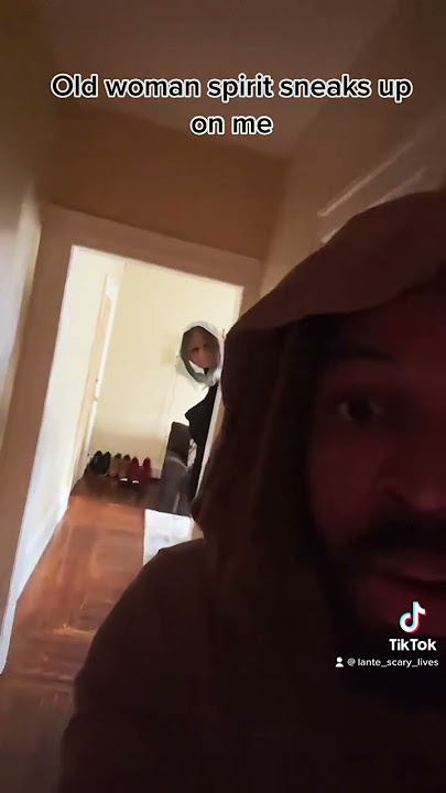 TikTok of a evil spirit sneaking up on Lante #horrorgaming #scary #creepy