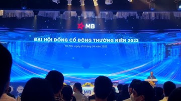 All in #MBB #MBBank tại Đại Hội Cổ Đông 💚🌿💐 Ngân Hàng Quân Đội 👮👮‍♀️