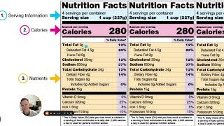 Nutrition Labels and Tracking  Understanding Calories and Protein Intake