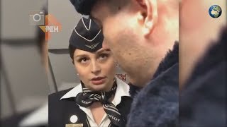 Стюардесса рассказала почему Успенскую сняли с рейса