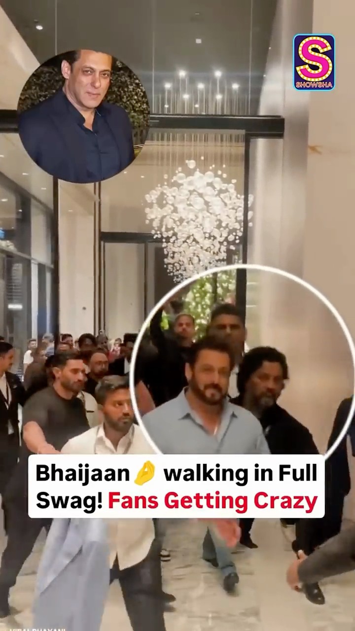 Salman Khan's 'Swag Wali' Entry In Dubai. As Always Attracting Fans With His Aura | N18S | News18