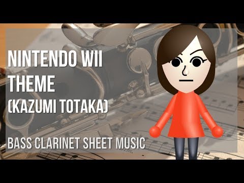 easy-bass-clarinet-sheet-music:-how-to-play-nintendo-wii-theme-by-kazumi-totaka