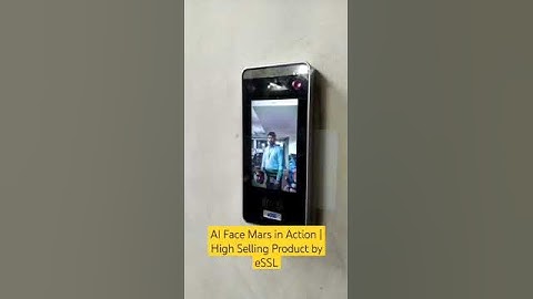 eSSL AI Face Mars in Action | Long Range Face Detection Machine by TeamARC