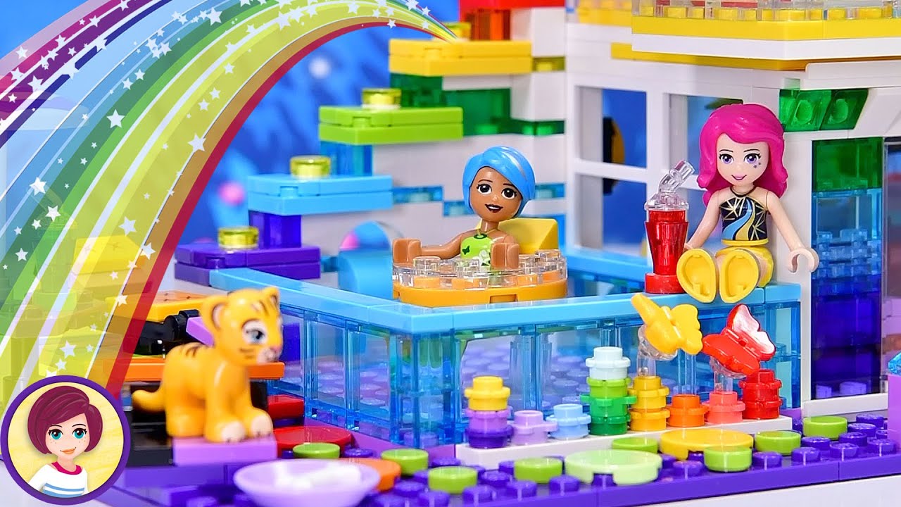 Too Much Rainbow - Livi's Pop Star House turns #Pride - Custom Lego build  challenge - YouTube