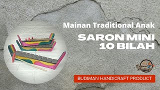 Alat Musik Traditional Anak Mini Saron 10 Bilah