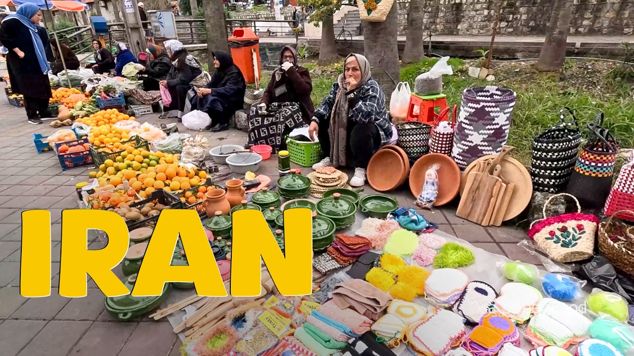 BEAUTIFUL Iranian Street Food Queen 🇮🇷 Rasht Bazaar EXPOSED!