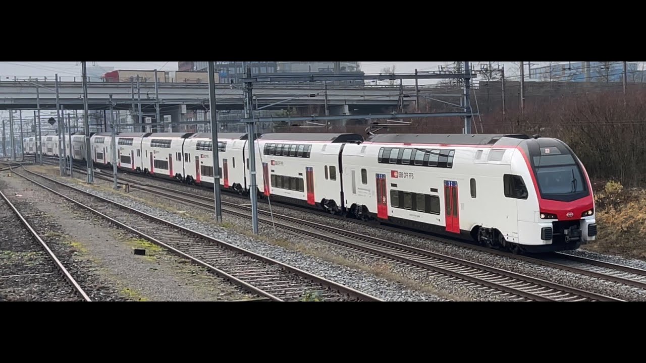 IR 75, mit Doppeltraktion Interregio-Doppelstöcker RABe 512 in Rotkreuz
