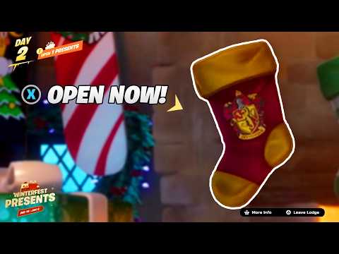 HOW TO GET SECRET PRESENT NOW Fortnite Winterfest 