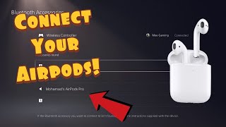 How To Connect Airpods To Your PS5!