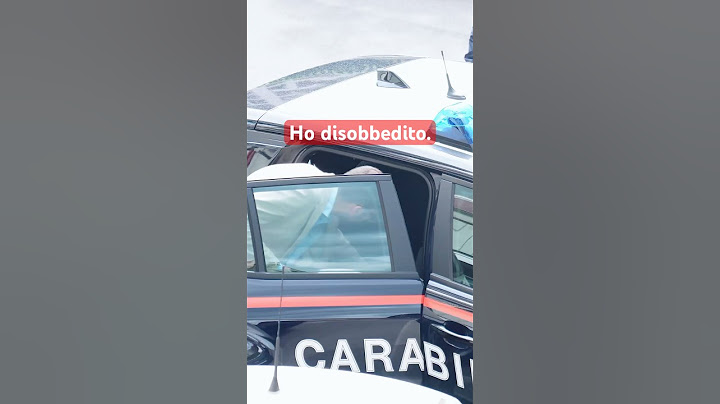 Ho disobbedito e sono stato arrestato: cosa è successo