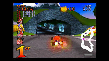 Coco Park - Trophy Race - Crash Team Racing - 101% Playthrough (Part #6)