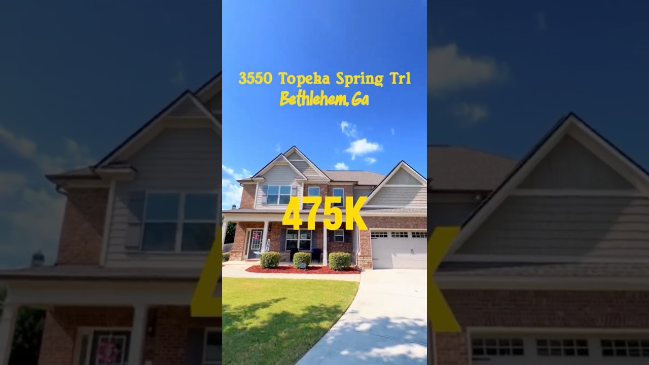 Bethlehem GA Home For Sale | 5 Bed 3 Bath | $475K | DM for tour