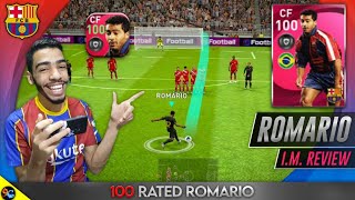 ROMARIO 100 Rated iconic moment Review  the best fox in the box? pes 2021 mobile