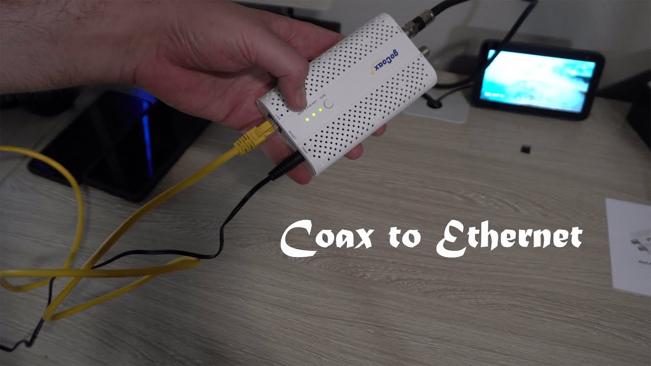 Coaxial to Ethernet Adapter