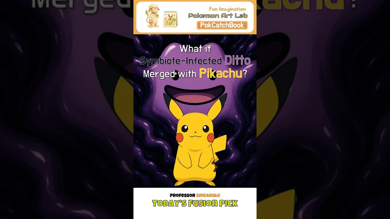 Symbiote Ditto Takes Over Pikachu!?