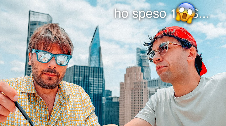 quanto SPENDO a NEW YORK in una SETTIMANA? ft. Piero Armenti