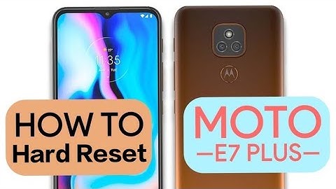Moto E7 Plus (XT2081-1, XT2081-2) Hard Reset OR Unlock Pin, Pattern, and Password lock