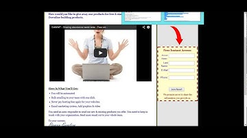 HOW TO ADD YOUR AUTORESPONDER FORM CODE TO ANY CAPTURE PAGE