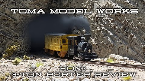 Adorable Model Train! Toma Model Works 8 Ton Porter in HOn3 Review