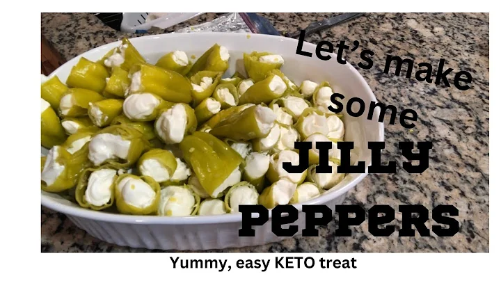 Making Jilly Peppers, a yummy quick Keto friendly treat