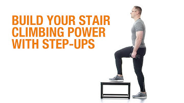 Wellness Wednesday: Build your stair climbing power with step-ups