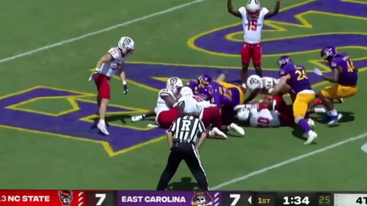 Blocked Punt Returned For A Touchdown | NC State Vs East Carolina | Week 1 2022