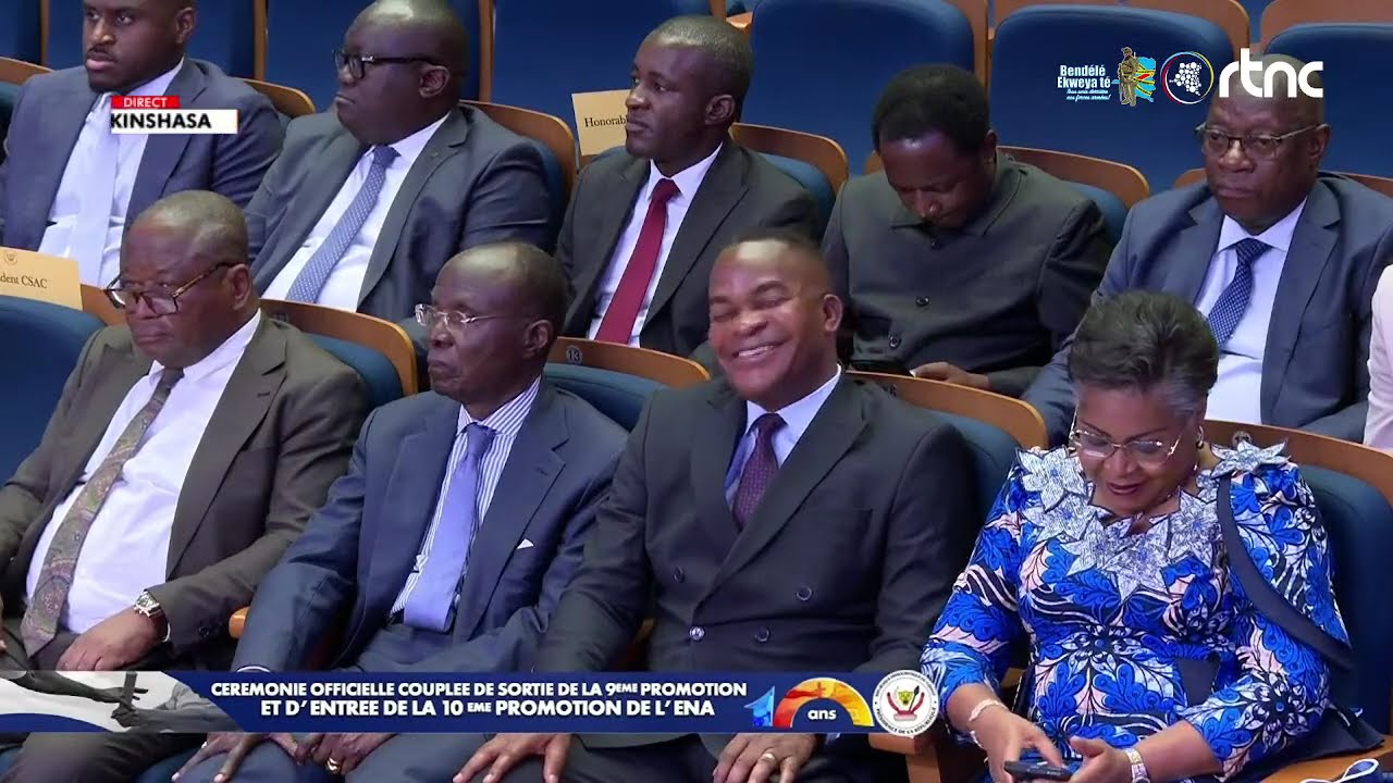 CÉRÉMONIE OFFICIELLE COUPLÉE DE SORTIE DE LA 9E PROMOTION ET D'ENTRÉE DE LA 10E PROMOTION DE L'ENA