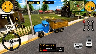 Truck driving vehicle simulator 3d - cement transport to new city android gameplay  screenshot 3