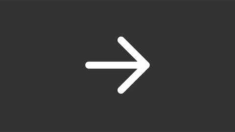 Animated next white line ui icon