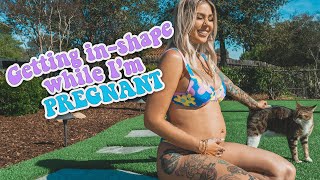 GETTING IN-SHAPE While I'm Pregnant!! Food Portions, Goals, Weight Gain\/Loss  | KristenxLeanne