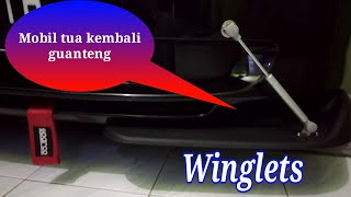 cara pasang winglet mobil