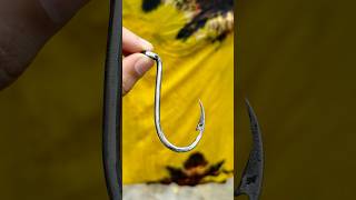 Steel Pin to Fishing Hook – Step-by-Step Full Process. 😱 #fishing Steel Pin to Fishing Hook – Step-by-Step Full Process. 😱 #fishing