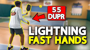 How I got SUPER FAST HANDS in Pickleball (5.5 DUPR)