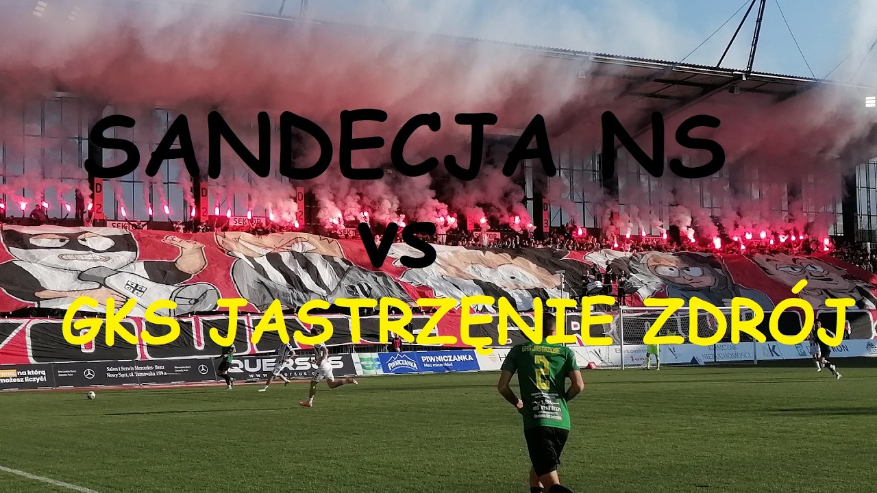 SANDECJA NOWY SACZ - GKS Jastrzębie 5:0 (1 marca 2026) - OPRAWA Sączersów