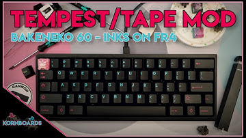 Bakeneko60 Tempest/Tape Mod Install - Sound Test & Comparison