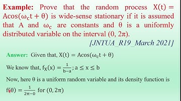 PTSP#Problem on WSS RP#JNTUA_R19_March-2021