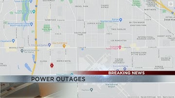 TEP reporting power outages on Tucson