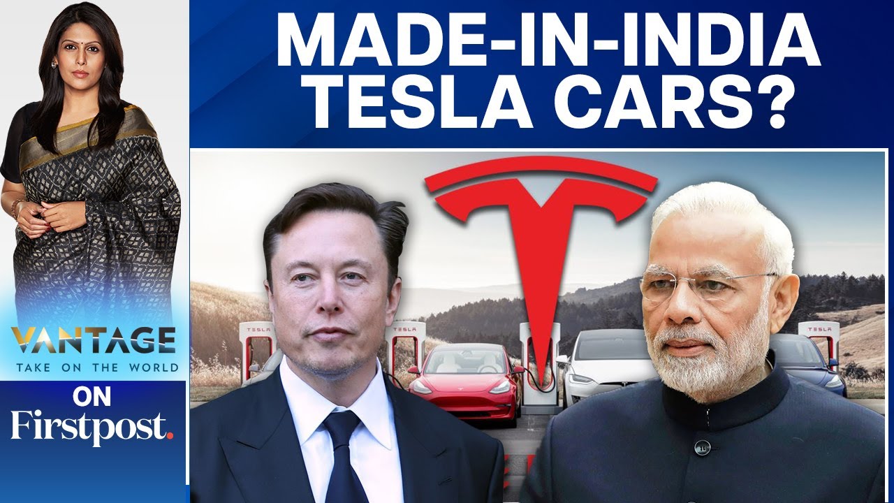 You are currently viewing Tesla Cars Made in India! Elon Musk’s Company Ready to Make India Push | Vantage with Palki Sharma – Firstpost