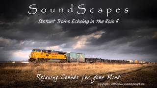 🎧 DISTANT TRAINS ECHOING IN THE RAIN II - Relaxing, Soothing Train Sounds & Rain for Sleep by Sounds by Knight 616,935 views 8 years ago 1 hour