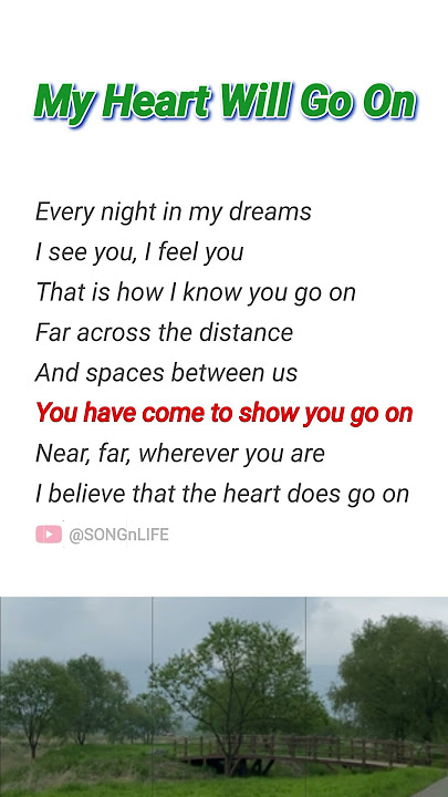 My Heart Will Go On | Celine Dion