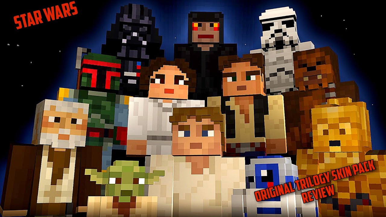 Minecraft Original Trilogy Skin Pack Review - YouTube