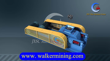How  Double Roller Crusher Works 3D Animation Video