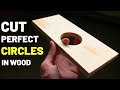 How To Cut PERFECTLY CIRCULAR HOLES! (Hole Saw Bit/Circle Bit--Cut Circles in Wood, Drywall, PVC!)