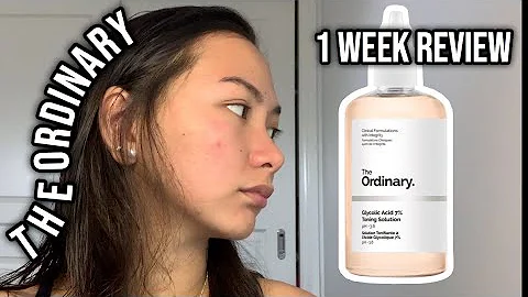 The Ordinary Glycolic Acid 7% Toning solution ( 1week results)