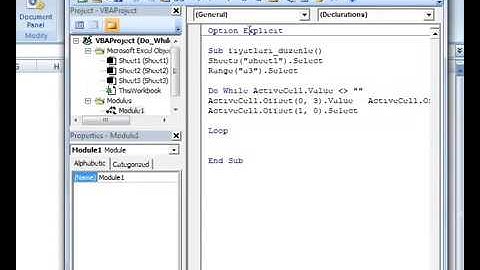 Do While Loop Dongusu